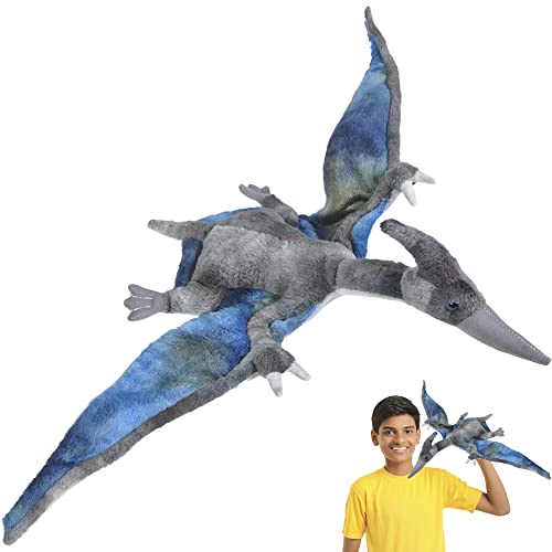 HOWBOUTDIS 34,3 cm großer Pteranodon-Plüsch, Dinosaurier-Stofftier mit ultraweichem Plüsch-Design, toller Preis oder Geschenk für einen besonderen Menschen von HOWBOUTDIS