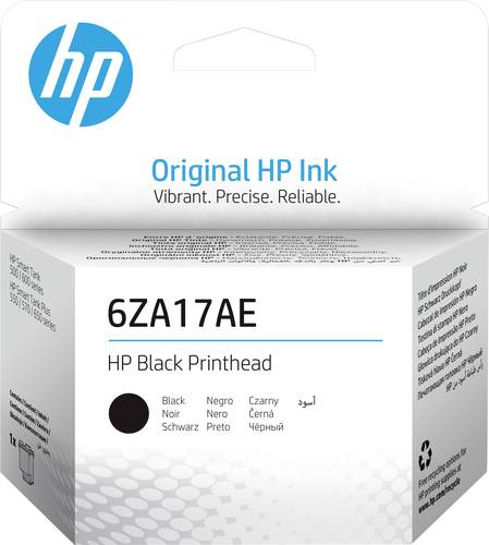 HP Tinten-Druckkopf 6ZA17AE 6ZA17AE Original Schwarz von HP