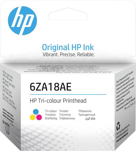 HP Tinten-Druckkopf 6ZA18AE 6ZA18AE Original Cyan, Magenta, Gelb von HP