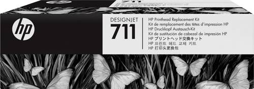 HP Druckkopf 711 Original Schwarz, Cyan, Magenta, Gelb C1Q10A von HP