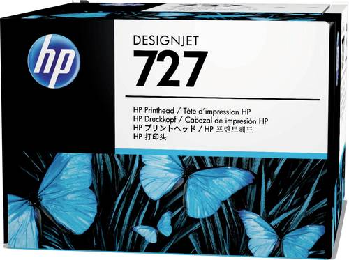 HP Druckkopf 727 Original Grau, Gelb, Foto Schwarz, Magenta, Matt Schwarz, Cyan B3P06A 1St. von HP