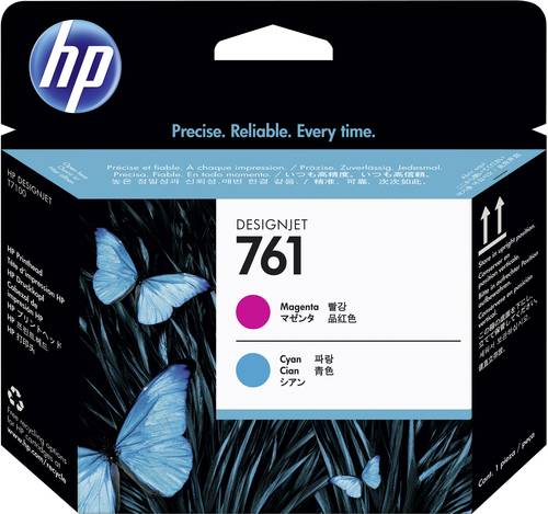 HP Druckkopf 761 Original Cyan, Magenta CH646A 1St. von HP