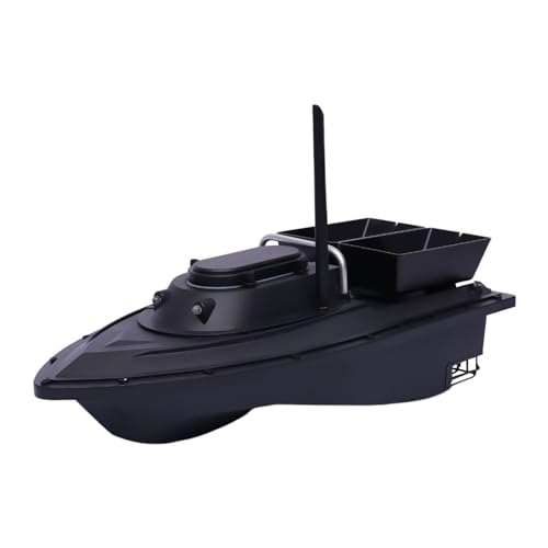 HPDTZ Angelköderboot mit Fernbedienung, Lithiumbatterie, ABS-Material, Ladegerät – RC Boot für Fischköder, 5,4 km/h, 500m Reichweite von HPDTZ