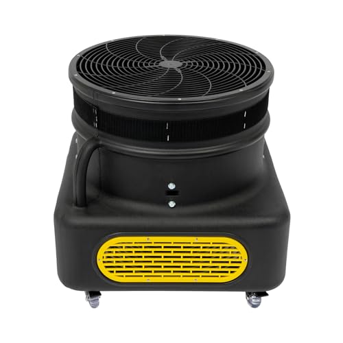 Puppentänzer Luftgebläse für aufblasbare Tänzer Event Dekoration 750W Einphasiger Motor 230V 50Hz 2800RPM geeignet für Tänzerhöhe 5-7m für Partys und Werbung (Schwarz, 50 * 50 * 45cm) von HPDTZ