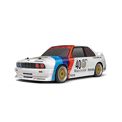 HPI Racing RS4 SPORT 3 BMW M3 E30 Warsteiner 1:10 RC Modellauto Elektro Tourenwagen Allradantrieb (4, Weiß, Blau, Schwarz, Rot von HPI