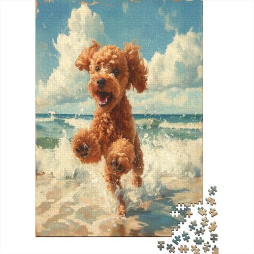 Cockapoo Puzzle 1000 Teile, Puzzle mit 1000 Teilen für Erwachsene, Jigsaw Puzzle 1000 Teile, Puzzle für Erwachsene, Puzzle für Kinder, klassische Puzzles 1000 Stück (75 x 50 cm) von HPRLDQWEU