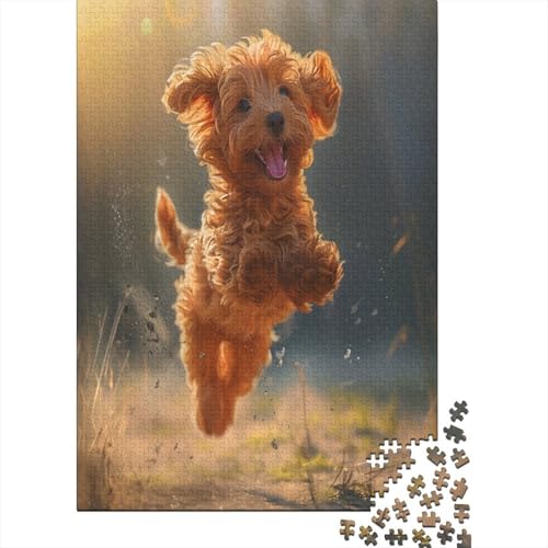 Cockapoo Puzzle 1000 für Erwachsene, 1000-teiliges Puzzle für Erwachsene, aufregendes Puzzle, Rundum-Puzzlespiel für Frauen, Geschenk für Männer 1000 Stück (75 x 50 cm) von HPRLDQWEU