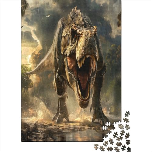 Dinosaur Puzzle Für Erwachsene Puzzle 1000 Teile Für Erwachsene Puzzlespiel Herausforderung Spielzeug 1000 Teile Für Erwachsene Wohnkultur 1000 Stück (75 x 50 cm) von HPRLDQWEU