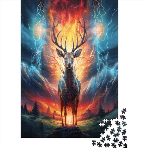 Elk Puzzles, Puzzle 1000 Teile, Puzzle für Erwachsene, Puzzle - Hochwertiger Druck, 1000 Stück (75 x 50 cm) von HPRLDQWEU