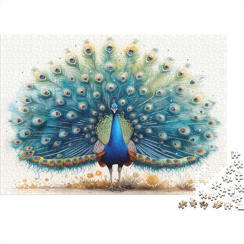 Peacock Educa Adult 1000 Puzzle 1000 Karton Puzzle Educa Genuini Puzzle für Erwachsene und Jugendliche Puzzles-Liebhaber 1000 Teile (75 x 50 cm) von HPRLDQWEU