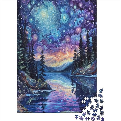 Van Gogh Forest Klassisches Puzzle 1000 Teile für Erwachsene, Jigsaw Puzzles Kinder, Puzzle Dekompressionsspielzeug Intellektuell Pädagogisch Lustig Spiel für Familien 1000 Teile (75 x 50 cm) von HPRLDQWEU