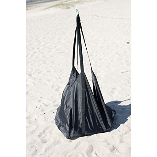 HQ 127017 - Sandanker (Schwarz), 144x144cm, Ideal zum Sichern und Fliegen größerer Drachen am Strand, Zubehör von HQ HIGH QUALITY DESIGN