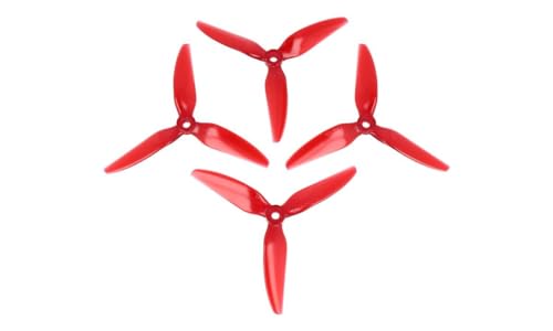 HQ Durable Prop 5050 Dreiblatt 5X5X3V1S Rot 4 Stück PC FPV Propeller 5 Zoll von HQProp