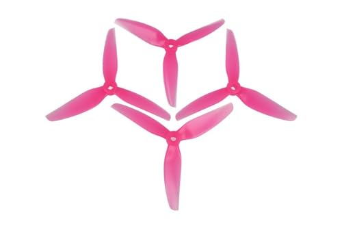 HQ Durable Prop POPO 5146 Dreiblatt 5,1X4.6X3 Pink 4 Stück PC FPV Propeller 5 Zoll von HQProp