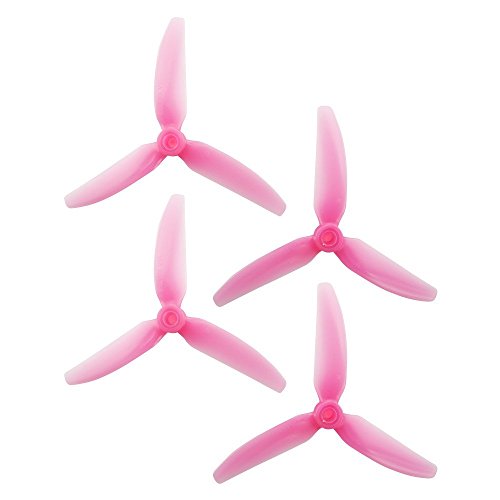 HQProp 5 Zoll Propeller DP 5x4.3x3 V1S PC - 3 Blatt Props Pink | FPV Props | CopterFarm von HQProp