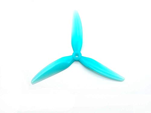 HQProp 6 Zoll Propeller DP 6x3x3 V1S - 3 Blatt Props Blau| FPV Racer, Copter, Drohnen | CopterFarm von HQProp