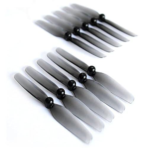 HQProp 65mm Micro 2 Blatt Propeller 10 Stück 1.5mm Grau von HQProp