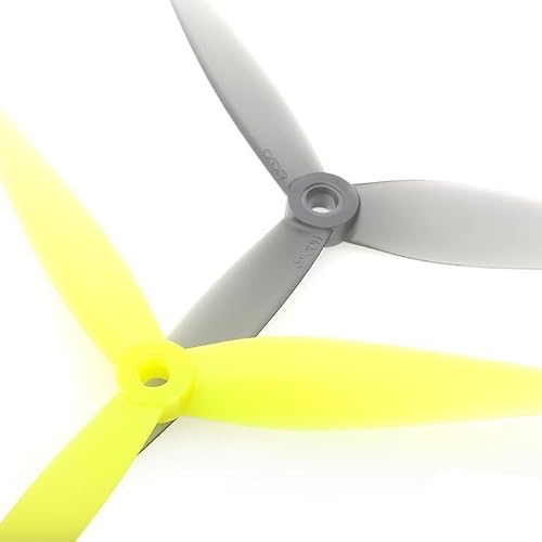 HQProp 6X3X3 Racing Prop FPV 3 Blatt Propeller 6 Zoll gelb von HQProp