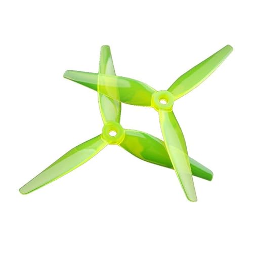 HQProp R35V2 5 Zoll 3-Blatt Propeller Gelb (2CW+2CCW) von HQProp