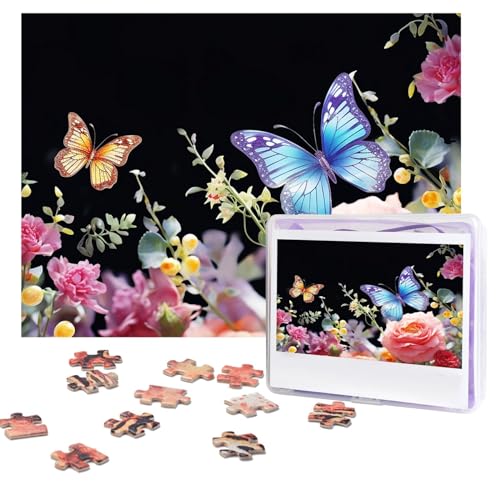 Personalisiertes Puzzle, 500 Teile Puzzle, mit Aufbewahrungstasche, herausforderndes Foto-Puzzle für Erwachsene, Familiendekoration, 51,8 x 38,1 cm von HQaxsfQxnr