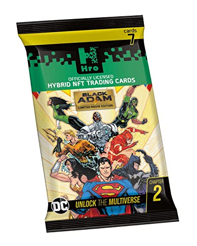 HRO DC Comics Unlock The Multiverse Kapitel 2: Flowpack, Hybrid NFT, 7 Sammelkarten von HRO