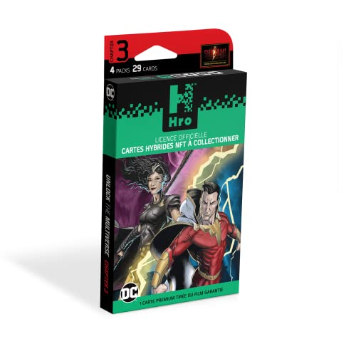 HRO - Kapitel 3: Shazam, The Rage of The Gods - 4-Pack Premium - 29 DC Comics Hybrid Collectors Cards von HRO