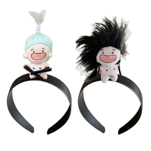 HRODA 2 Stück Stirnband Lustiges Haarband Haarband Haarnadel Party Cosplay Kopfschmuck Schmuck Geschenk von HRODA