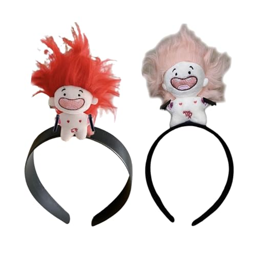 HRODA 2 Stück Stirnband Lustiges Haarband Haarband Haarnadel Party Cosplay Kopfschmuck Schmuck Geschenk von HRODA