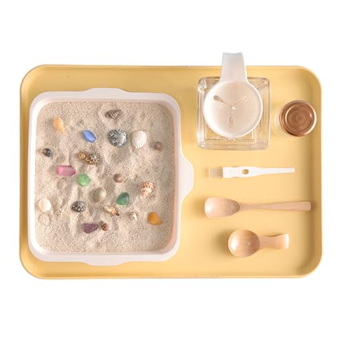 HRODA Spielset Mehreren Muscheln Sandformen Werkzeugen Gartenaktivitäten Kindern Fördert Die Kreativität von HRODA