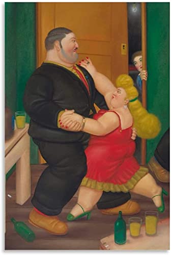 500 Teile Puzzle Fernando Botero Das Tänzer-Malplakat Holz Puzzle Erwachsene Stress Freisetzung Spiel 500 Piece 20.4x15inch(52x38cm) Kein Rahmen von HRTNS