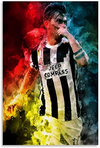 500 Teile Puzzle Paulo Dybala PopArt Poster Malerei Leinwand Holz Puzzle Erwachsene Stress Freisetzung Spiel 500 Piece 20.4x15inch(52x38cm) Kein Rahmen von HRTNS