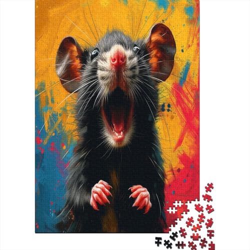 Maus Puzzle 1000 Teile Für Erwachsene Und Kinder Ab 14 Jahrenfür Stressabbauer Puzzlespiel Erwachsenen Puzzlespiel Puzzel 1000pcs (75x50cm) von HSEAOOTEZ