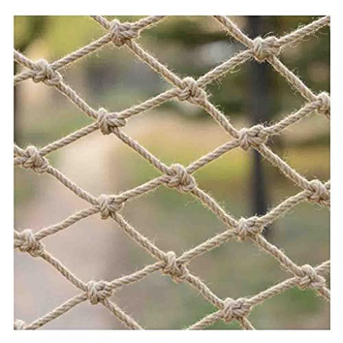 HSHSWA Balkonnetz Seilnetz, Outdoor Swing Playground-Hindernis Dekoratives Kind Sicherheitsnetze Für Balkon, 6mm Schweres(1x1m) von HSHSWA