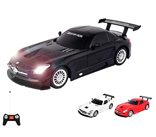 Mercedes-Benz SLS AMG Black Series - ferngesteuertes Modellauto Maßstab 1:18,inkl. Fernsteuerung von HSP Himoto