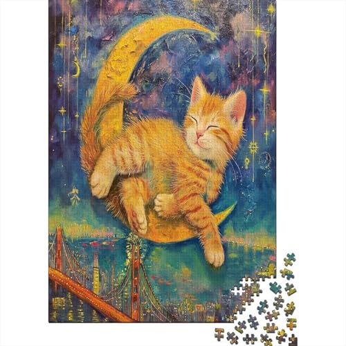 Kat Puzzle 1000 Teile Puzzle Für Erwachsene Und Kinder Ab 14 Jahren Puzzel 1000pcs (75x50cm) von HSTDVBALE