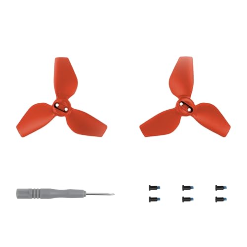 HSYH Farbiger Propeller for D-JI Neo Handheld-Flugkamera, buntes Paddel, leichte Fans, Flügel, Handheld-Drohnenzubehör(1 Pair red) von HSYH