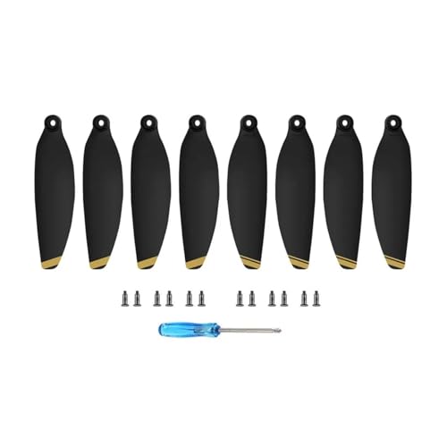 HSYH Leicht for D-ji Mavic Mini 2/SE Drone Zubehör Propeller Drone Paddle Flügel Zubehör Flügel Fans(Gold-2 Pairs) von HSYH