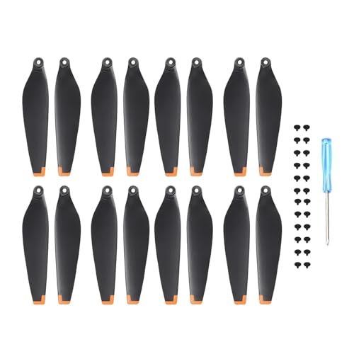 HSYH Leichte Requisiten Ersatz Propeller for D-JI Mini 3 Pro/Mini3 6030F Klinge Requisiten for Mini 4 Pro Drone Zubehör(16pcs orange) von HSYH