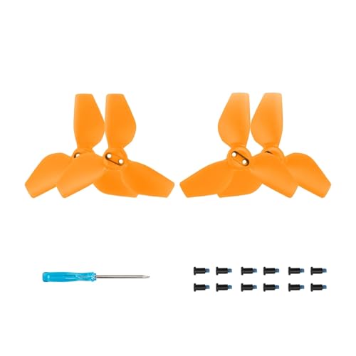 HSYH Propellerschutz for D-JI NEO Mehrfarbige Drohnenschutzklinge Propellerschutz Ersatzzubehör(2 Pairs Orange) von HSYH