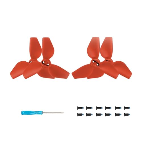 HSYH Propellerschutz for D-JI NEO Mehrfarbige Drohnenschutzklinge Propellerschutz Ersatzzubehör(2 Pairs Red) von HSYH