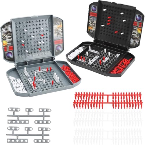 HTGWCG Battleship Klassisches Brettspiel im Kleinformat Schiffe Versenken Spiel 1 oder 2 Spieler Brettspiel Schiffe Versenken Strategie Brettspiel Zusammenspielzeug HTGWCG Battleship Klassisches Brettspiel im Kleinformat Schiffe Versenken Spiel 1 oder 2 Spieler Brettspiel Schiffe Versenken Strategie Brettspiel Zusammenspielzeug von HTGWCG