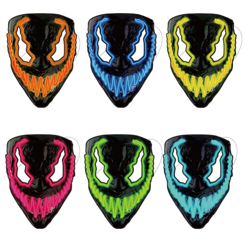 HTGWCG Kinder Masken Kinder Party Masken Masken Geburtstag Deko Masken Passen Cosplay Masken Karneval Cosplay Party (12 PCS) von HTGWCG