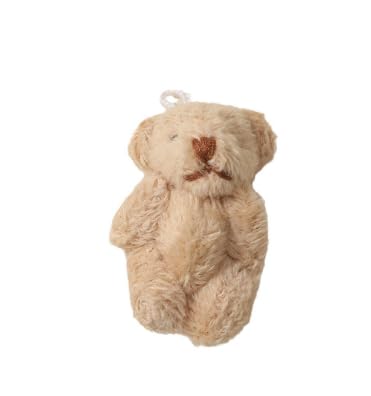 HTGWCG Pocket Hug Positive Mini-Teddybär, Taschen-Teddybär mit Strickmütze, Mini-Plüsch Figuren Lustige Teddy-bär Puppe für Ihre geliebte - Weihnachts - Geburtstags - Hochzeit von HTGWCG