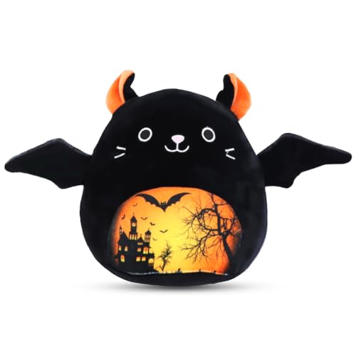 Plüschtier, 23cm Weiches Plüschtier Einhorn Katze Plüsch Kissen Hexenbesen Katze Plüschspielzeug, für Mädchen Jungen Halloween Eihnachten Geburtstagsfeier Geschenk Plüschtier, 23cm Weiches Plüschtier Einhorn Katze Plüsch Kissen Hexenbesen Katze Plüschspielzeug, für Mädchen Jungen Halloween Eihnachten Geburtstagsfeier Geschenk von HTGWCG