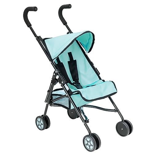 Chicco Echo Kinderwagen | Kinderspielzeug Puppen Kinderwagen | Kinder Baby Puppe Kinderwagen Spielzeug Regenschirm Faltbarer Kinderwagen Rollenspiel Spielzeug Puppen Buggy Kinderwagen ab 3 Jahren von HTI