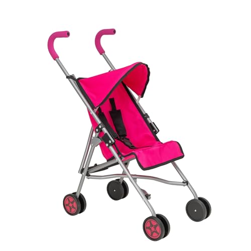 Chicco Echo Kinderwagen | Kinderspielzeug Puppen Kinderwagen | Kinder-Babypuppen-Buggy, Spielzeug, Regenschirm, faltbarer Kinderwagen | Rollenspiel-Spielzeug, Puppen Buggy Kinderwagen | ab 3 Jahren von HTI