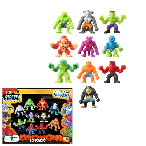 HTI Stretcherz Mini Stretch Squad Set mit 10 Teilen | Squishy Fidget Spielzeug für Stress- & Angstabbau | Sensorisches Spielzeug für Kinder | Beruhigend & ideal als Partygeschenke | Ab 3 Jahren. HTI Stretcherz Mini Stretch Squad Set mit 10 Teilen | Squishy Fidget Spielzeug für Stress- & Angstabbau | Sensorisches Spielzeug für Kinder | Beruhigend & ideal als Partygeschenke | Ab 3 Jahren. von HTI
