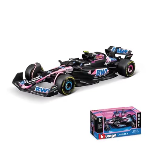 BBURAGO- BWT Alpine A524#31 Ocon-1:43, Farbe Rosa, Schwarz, Hellblau, 4893993382194 von HTLNUZD