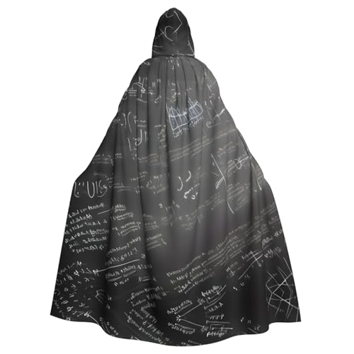 HTTUP Mathe-Symbole, Muster, Druck, Erwachsene, passend für Halloween, Ganzkörperumhang, Unisex, Mittelalter-Kostüm, Cosplay-Kostüm HTTUP Mathe-Symbole, Muster, Druck, Erwachsene, passend für Halloween, Ganzkörperumhang, Unisex, Mittelalter-Kostüm, Cosplay-Kostüm von HTTUP
