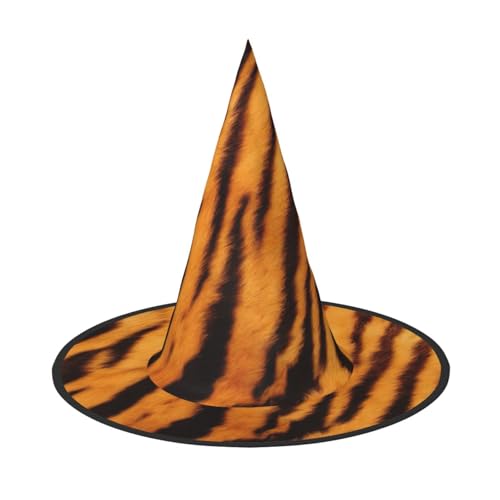 HTTUP Tiger Streifen Muster Druck Stilvolle Vintage Hut Karneval Halloween Hut Erwachsene Kostüm Zubehör Mottopartys von HTTUP